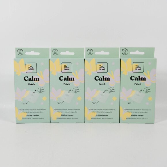 4 The Patch Brand Calm Patch 15 Clear Patches 07/2025 - Picture 1 of 2